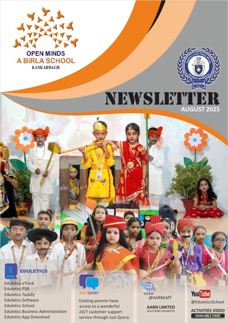 OMK Newsletter, August 2025, page 1 background