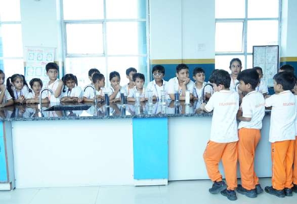 Pre-Primary Students at Senior Science Counter
